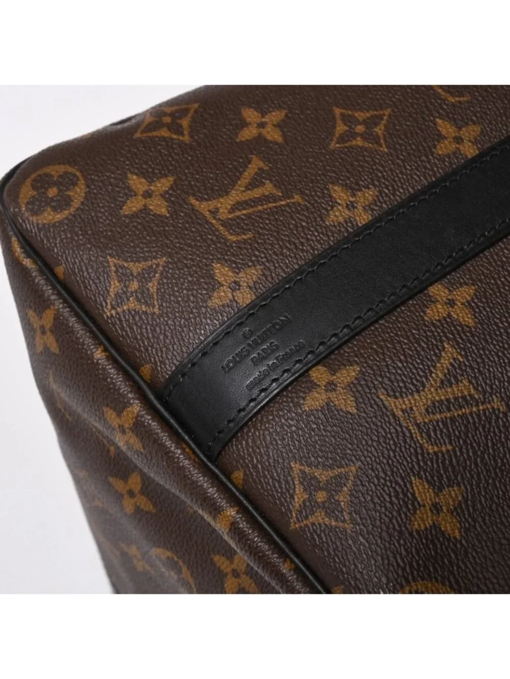 Louis Vuitton Boston Bag Keepall Bandouliere 45 Monogram Brown Gold